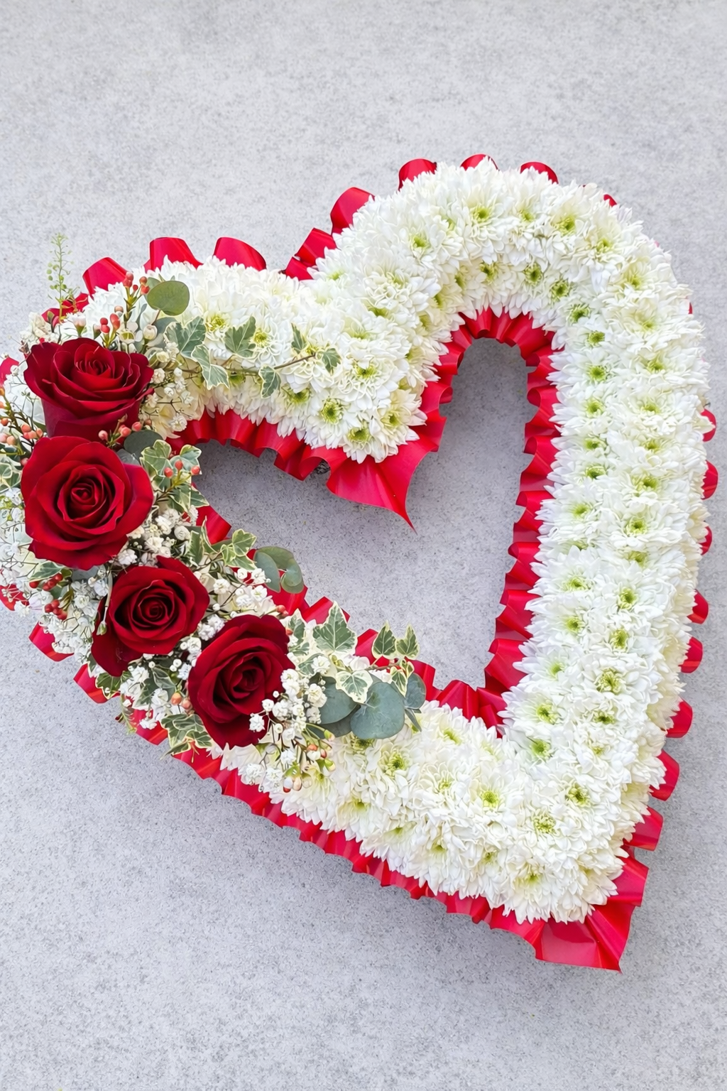 Heart Wreath Tributes (open heart)