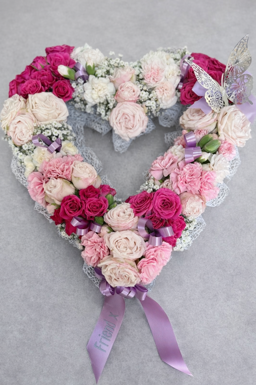 Heart Wreath Tributes (open heart)